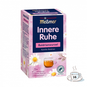 Meßmer Schöne Haut Himbeere-Aloe Vera, Vitamin C & Kollagen, Kräutertee, Teebeutel im Kuvert, 2. Entnahmefach/displaytauglich, 40g